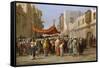 An Arab Wedding Procession, 1888-Vincenzo Marinelli-Framed Stretched Canvas