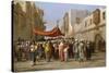 An Arab Wedding Procession, 1888-Vincenzo Marinelli-Stretched Canvas