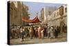 An Arab Wedding Procession, 1888-Vincenzo Marinelli-Stretched Canvas