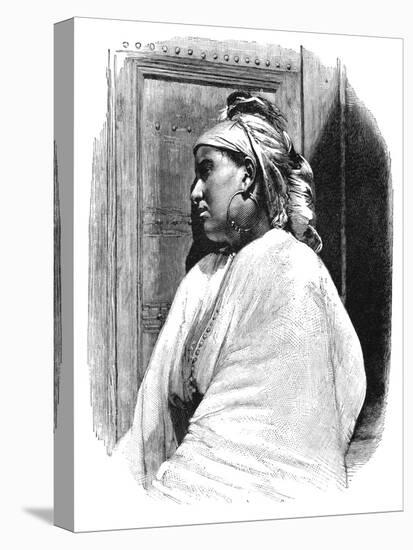 An Arab Woman from Tangier, Morocco, 1895-Henri Thiriat-Stretched Canvas