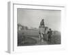 An Arabian Camel Taking a Pair of Children for a Ride at Zsl Whipsnade, March 1932-Frederick William Bond-Framed Photographic Print