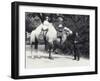 An Arabian Camel with Keeper Being Ridden by Two Children-Frederick William Bond-Framed Photographic Print