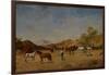 An Arabian Camp, 1873-Eugene Fromentin-Framed Giclee Print