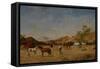 An Arabian Camp, 1873-Eugene Fromentin-Framed Stretched Canvas