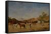 An Arabian Camp, 1873-Eugene Fromentin-Framed Stretched Canvas