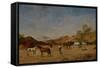 An Arabian Camp, 1873-Eugene Fromentin-Framed Stretched Canvas