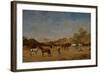 An Arabian Camp, 1873-Eugene Fromentin-Framed Giclee Print