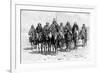 An Araucanian (Mapuch) Chief and His Staff, Chile and Argentina, 1895-null-Framed Giclee Print