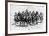 An Araucanian (Mapuch) Chief and His Staff, Chile and Argentina, 1895-null-Framed Giclee Print