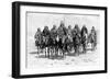 An Araucanian (Mapuch) Chief and His Staff, Chile and Argentina, 1895-null-Framed Giclee Print