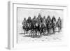 An Araucanian (Mapuch) Chief and His Staff, Chile and Argentina, 1895-null-Framed Giclee Print