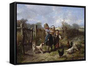 An Arbitrary Dog-Jan Mari Henri Ten Kate-Framed Stretched Canvas