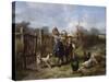 An Arbitrary Dog-Jan Mari Henri Ten Kate-Stretched Canvas