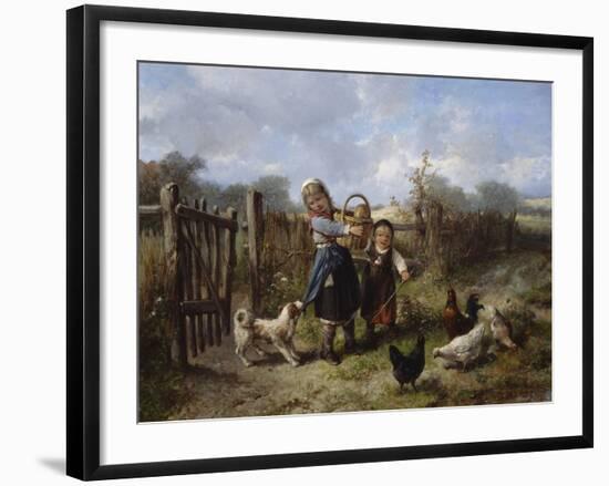 An Arbitrary Dog-Jan Mari Henri Ten Kate-Framed Giclee Print