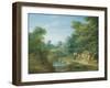 An Arcadian Landscape-Jacob Andries Beschey-Framed Giclee Print