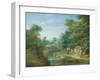 An Arcadian Landscape-Jacob Andries Beschey-Framed Giclee Print