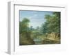 An Arcadian Landscape-Jacob Andries Beschey-Framed Giclee Print