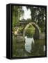 An Arched Bridge at Yuanmingyuan, Beijing, China-Kober Christian-Framed Stretched Canvas