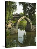 An Arched Bridge at Yuanmingyuan, Beijing, China-Kober Christian-Stretched Canvas
