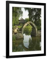 An Arched Bridge at Yuanmingyuan, Beijing, China-Kober Christian-Framed Photographic Print