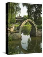 An Arched Bridge at Yuanmingyuan, Beijing, China-Kober Christian-Stretched Canvas