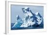 An arched iceberg floating in Gerlache Strait, Antarctica.-Paul Souders-Framed Photographic Print