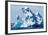 An arched iceberg floating in Gerlache Strait, Antarctica.-Paul Souders-Framed Photographic Print