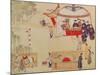 An Archery Contest, Late 18th Century, (Colour on Silk)-null-Mounted Giclee Print