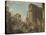 An Architectural Capriccio with the Arch of Constantine-Giovanni Paolo Pannini-Stretched Canvas