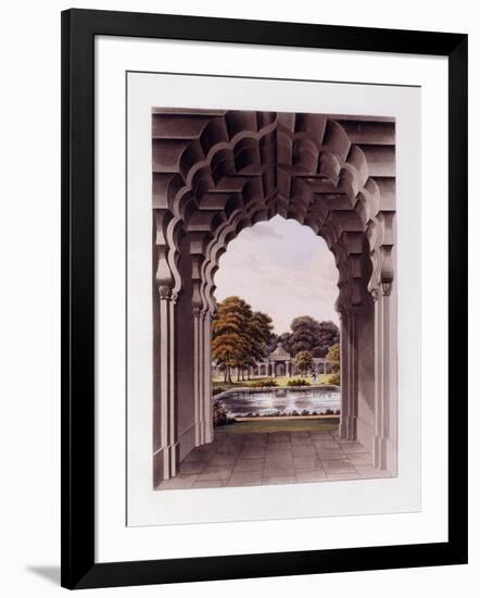 An Architectural Design with Garden, 1821-1822-Humphry Repton-Framed Giclee Print