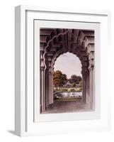 An Architectural Design with Garden, 1821-1822-Humphry Repton-Framed Giclee Print