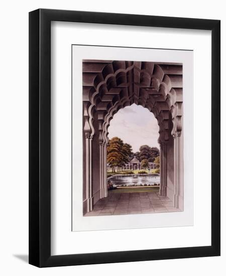 An Architectural Design with Garden, 1821-1822-Humphry Repton-Framed Giclee Print