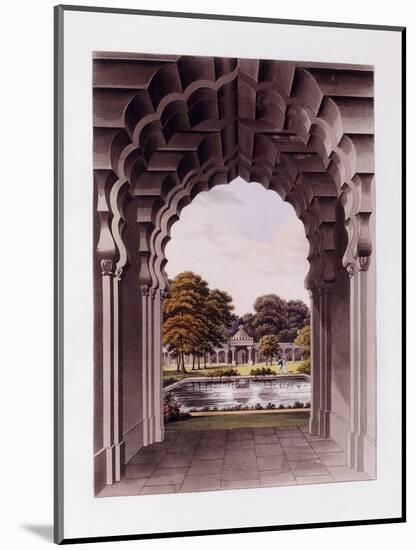 An Architectural Design with Garden, 1821-1822-Humphry Repton-Mounted Giclee Print