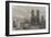 An Architectural Group in Westminster-null-Framed Premium Giclee Print