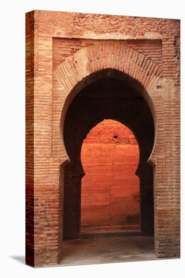 An Archway Inside the Alhambra, UNESCO World Heritage Site, Granada, Andalusia, Spain, Europe-David Pickford-Stretched Canvas