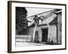 An Archway Made of Whale Bones Outside a Pub Entrance at Great Wrathing, Suffolk, England-null-Framed Photographic Print