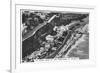 An Arial View of the Foreshore at Shanklin, 1936-null-Framed Premium Giclee Print