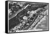 An Arial View of the Foreshore at Shanklin, 1936-null-Framed Stretched Canvas