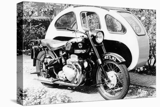 An Ariel Square 4 1000cc, with a Large Sidecar, C1952-null-Stretched Canvas