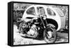 An Ariel Square 4 1000cc, with a Large Sidecar, C1952-null-Framed Stretched Canvas