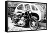 An Ariel Square 4 1000cc, with a Large Sidecar, C1952-null-Framed Stretched Canvas