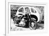 An Ariel Square 4 1000cc, with a Large Sidecar, C1952-null-Framed Photographic Print