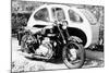 An Ariel Square 4 1000cc, with a Large Sidecar, C1952-null-Mounted Photographic Print