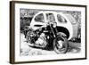An Ariel Square 4 1000cc, with a Large Sidecar, C1952-null-Framed Photographic Print