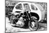 An Ariel Square 4 1000cc, with a Large Sidecar, C1952-null-Mounted Photographic Print