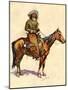 An Arizona Cowboy-Frederic Sackrider Remington-Mounted Giclee Print