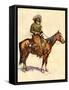 An Arizona Cowboy-Frederic Sackrider Remington-Framed Stretched Canvas