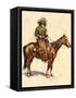 An Arizona Cowboy-Frederic Sackrider Remington-Framed Stretched Canvas