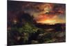 An Arizona Sunset Near the Grand Canyon, 1898-Thomas Moran-Mounted Giclee Print