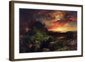 An Arizona Sunset Near the Grand Canyon, 1898-Thomas Moran-Framed Giclee Print